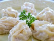 Манты: рецепт с картошкой и грибами