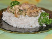 Готовим соус с мясом и грибами